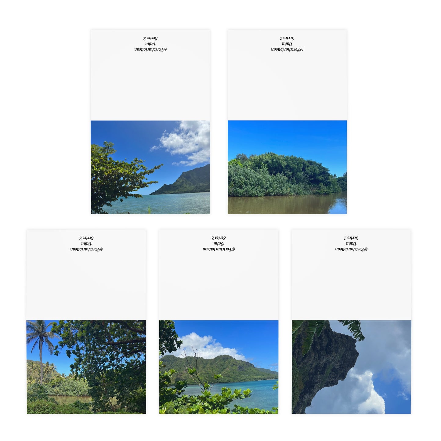 Oahu Greeting Cards (5-Pack)